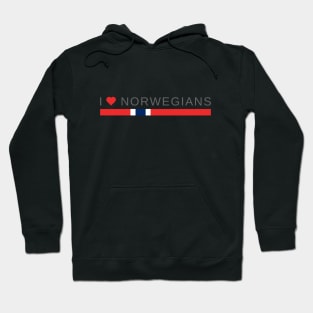 I love Norwegians | Norway Hoodie